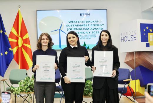 BIRN dodijelo regionalne nagrade za izvještavanje o održivoj energiji