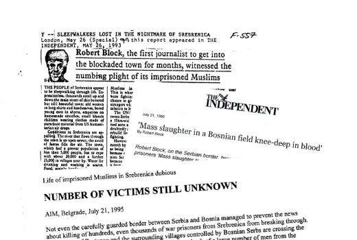 'Krv do koljena' – kako je istina iz Srebrenice došla u fokus svjetske javnosti