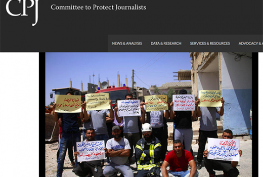 Desetine novinara opkoljeni na jugu Sirije