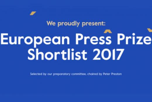 CINS nominovan za nagradu za istraživačko novinarstvo European Press Prize