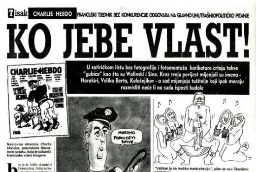 Charlie Hebdo u Feral Tribune-u