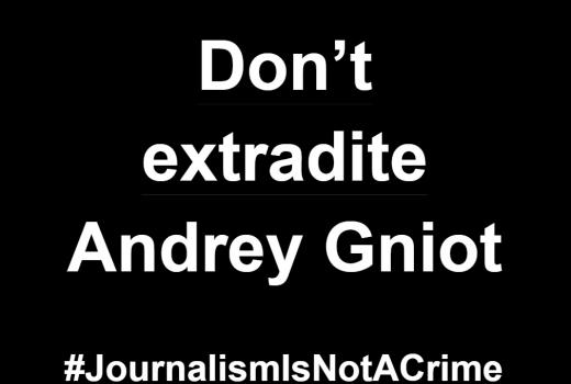 Medijske organizacije od vlasti u Srbiji traže da spriječe izručenje Andreja Gnjota Bjelorusiji