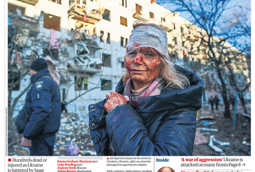 Naslovne stranice svjetskih medija posvećene napadu na Ukrajinu
