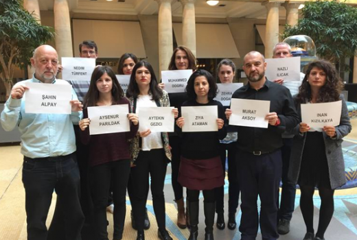 Akcija solidarnosti s turskim novinarima