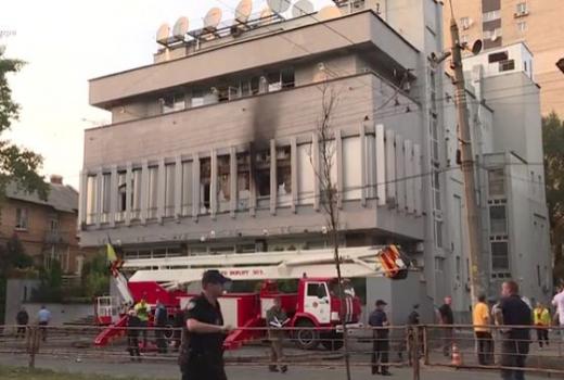 Ukrajinska TV stanica zapaljena tokom protesta