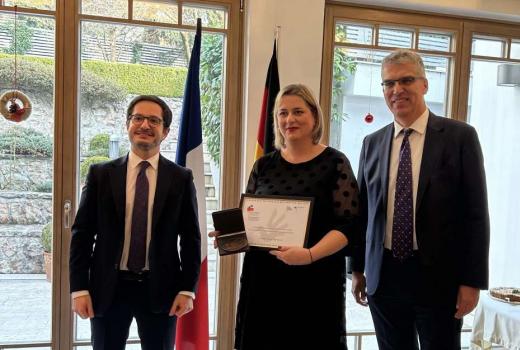 Francusko-njemačka nagrada za ljudska prava dodijeljena Kristini Ljevak Bajramović