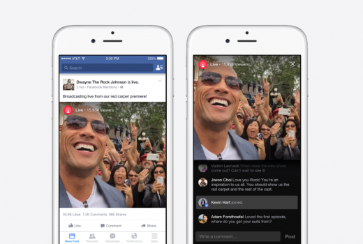 Facebook: Video prenos uživo uskoro dostupan i medijskim kućama 
