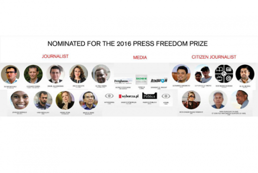 RSF: Poznati nominovani za ovogodišnju nagradu za slobodu štampe