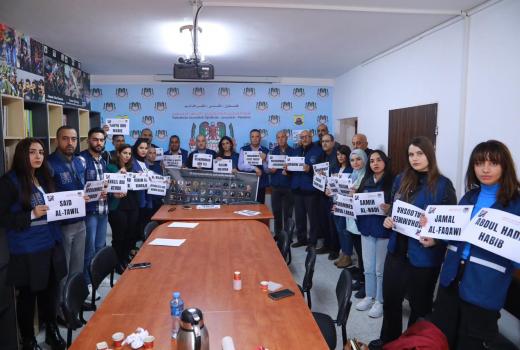 Međunarodna federacija novinara posjetila palestinske novinare u gradu Ramallah