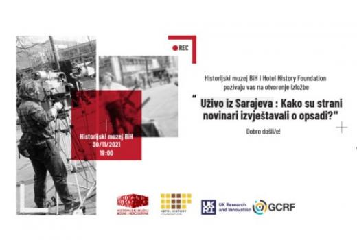 Izložba &quot;Uživo iz Sarajeva: Kako su strani novinari izvještavali o opsadi“