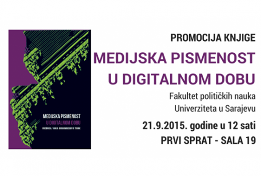 Promocija knjige &quot;Medijska pismenost u digitalnom dobu&quot;