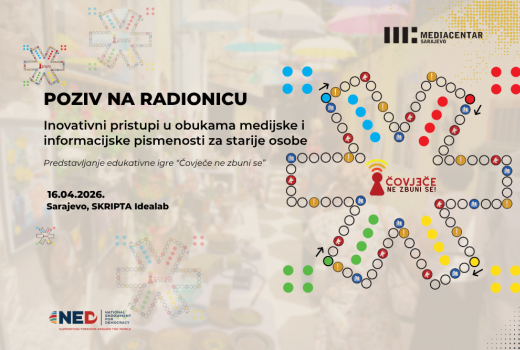 Radionica: Inovativni pristupi u obukama medijske i informacijske pismenosti  za starije osobe