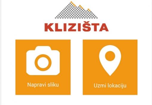 Smartphone aplikacija za prijavu klizišta