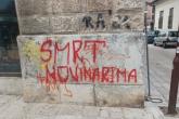 U Mostaru grafit “Smrt novinarima”, BH novinari uputili poziv vlastima 