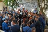 Okupljanje novinara povodom napada na redakciju Radio Sarajeva