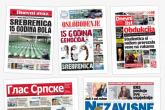 Srebrenica: novinske naslovnice 2010-2014